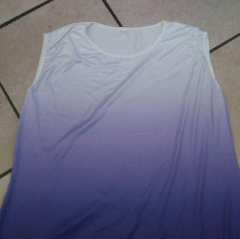 Plus purple ombre shirt